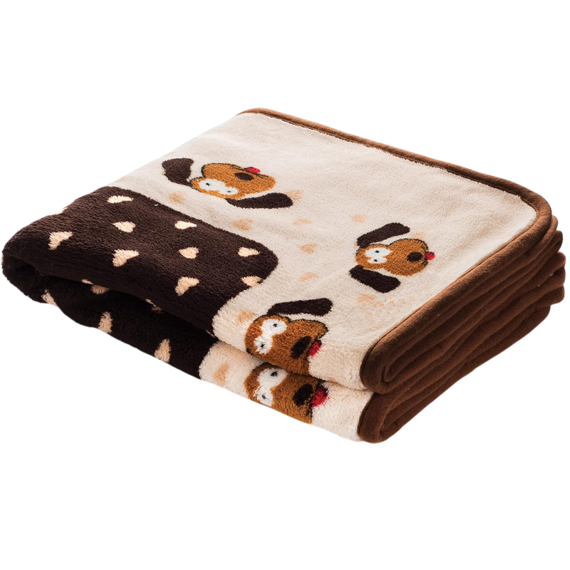 Pawtopix cozy snuggle puppy blanket - plush dog print