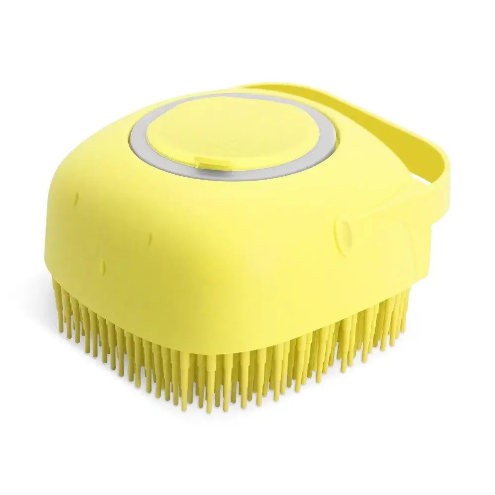 Brosse de bain en silicone pour animaux de compagnie