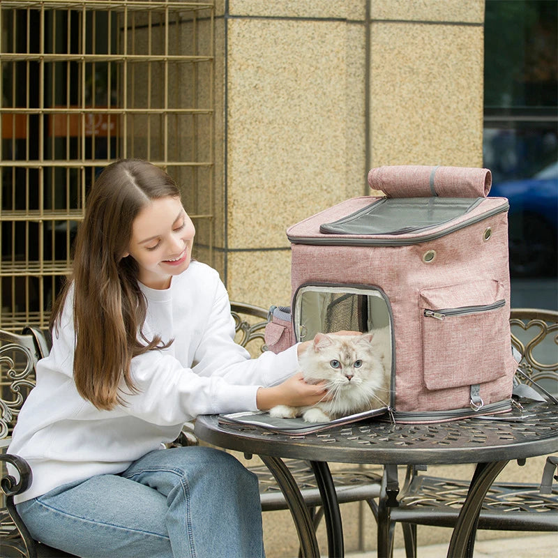 Expandable Pet Transport Backpack