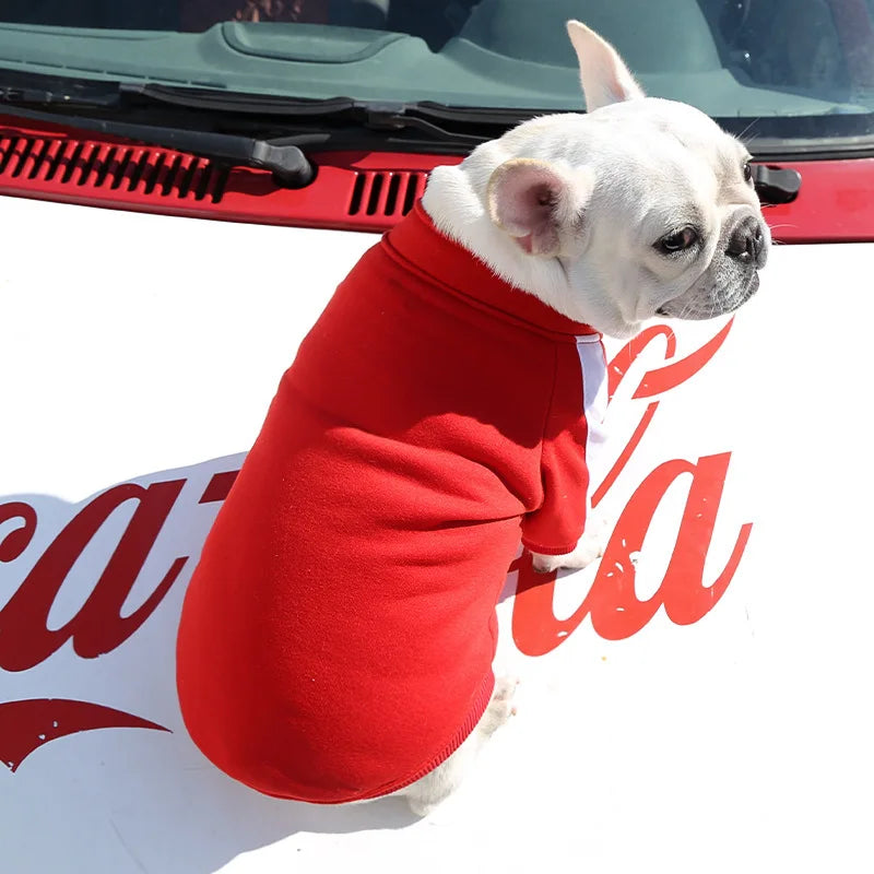 Veste d'hiver de baseball pour chien