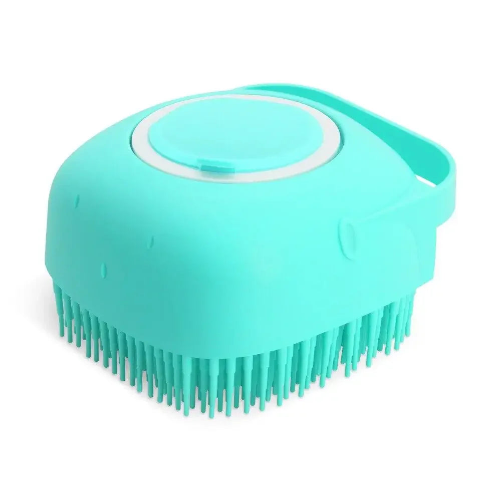 Brosse de bain en silicone pour animaux de compagnie