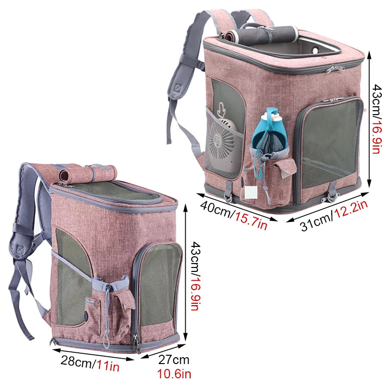 Expandable Pet Transport Backpack