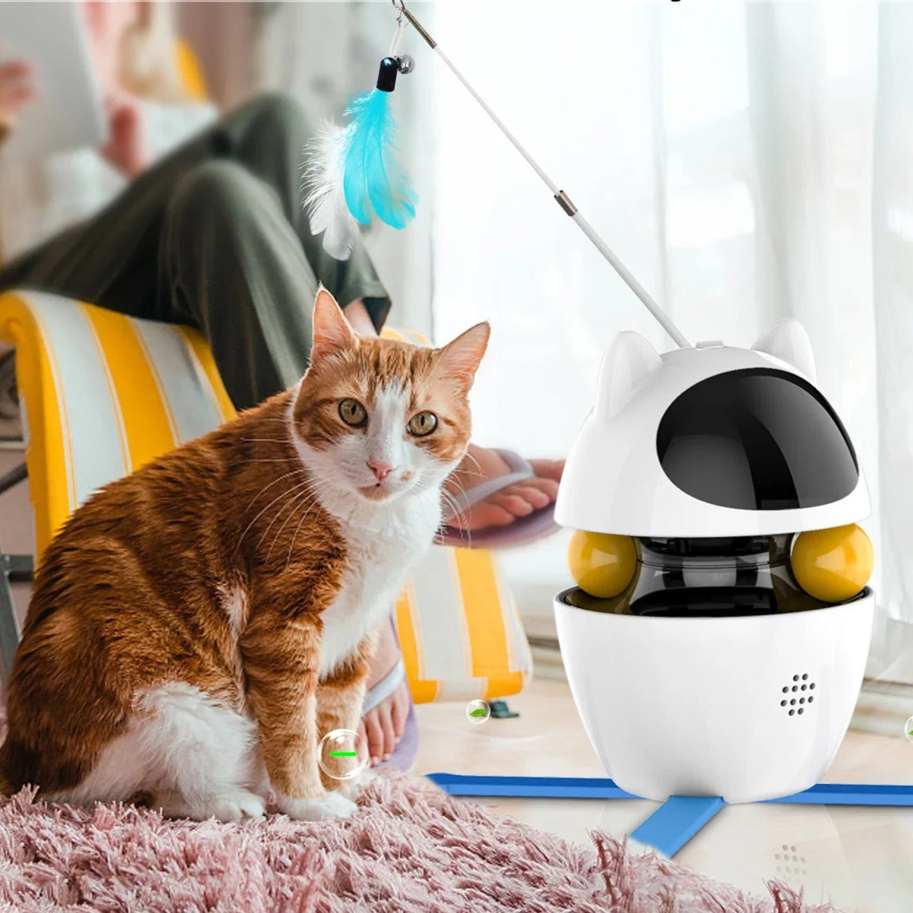 Jouet électrique interactif pour chat