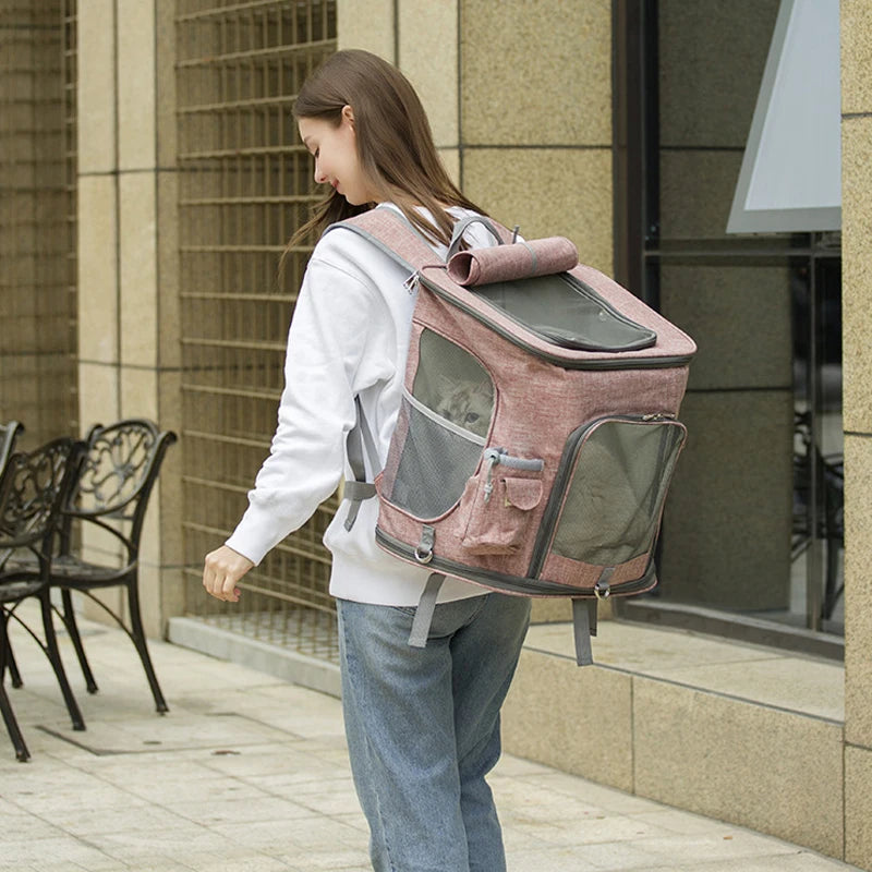 Expandable Pet Transport Backpack