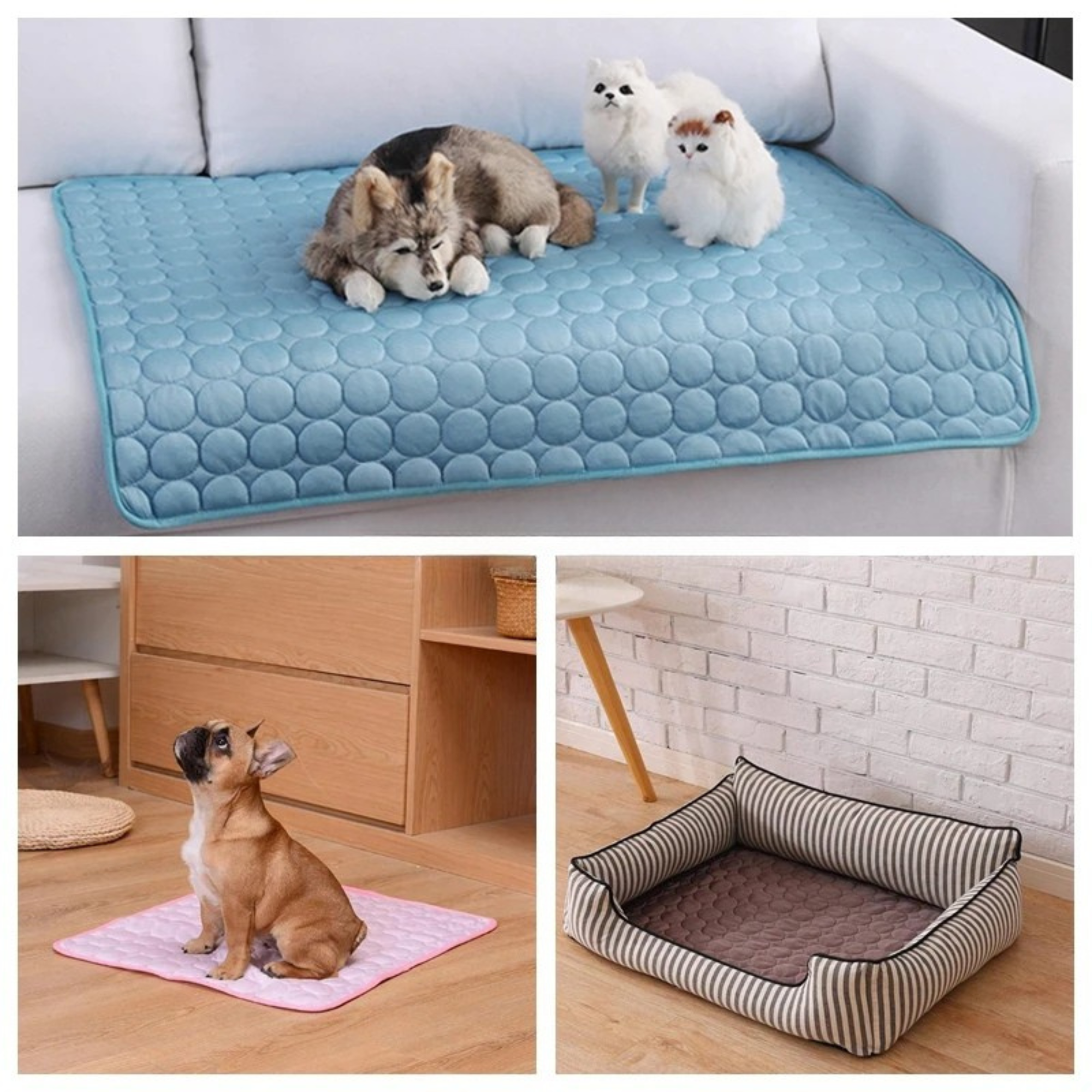 Tapis d'été rafraîchissant pour chien