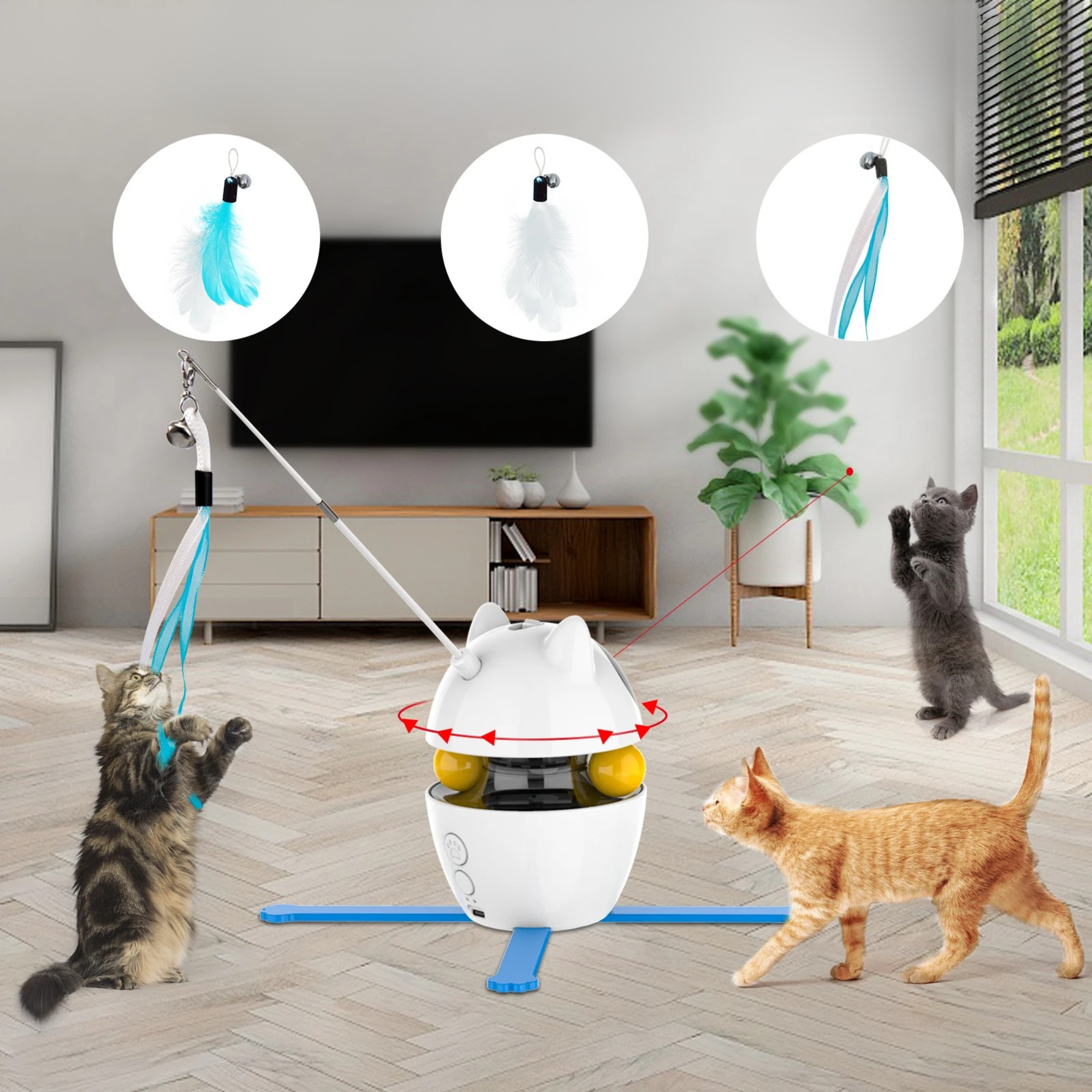 Jouet électrique interactif pour chat