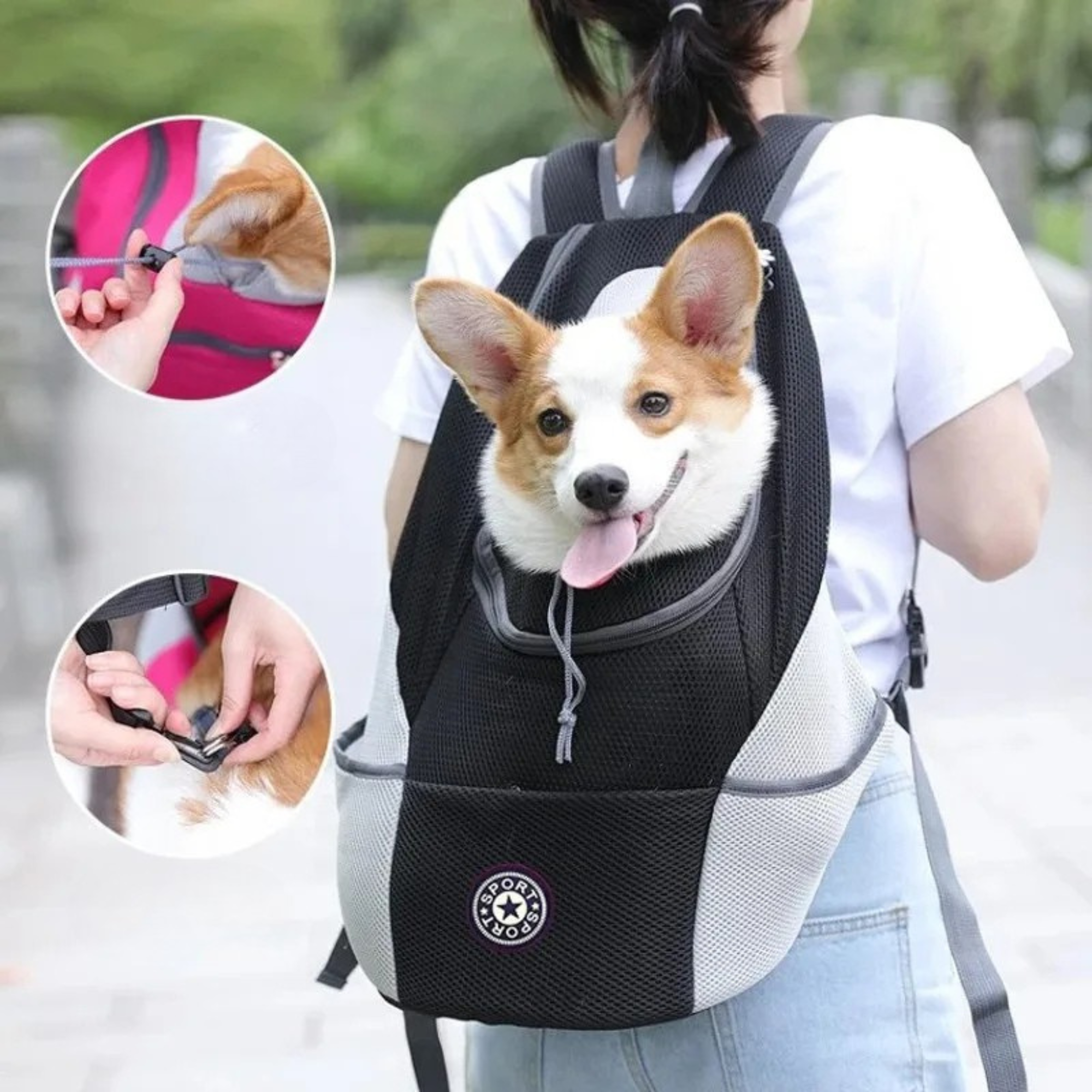 Outdoor-Reisetasche für Hunde