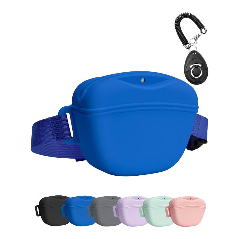 Pawtopix Dog Treat Pouch with Clicker - Hands-Free Training