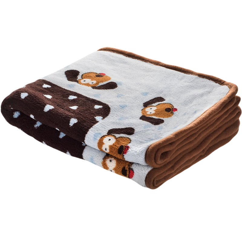 Pawtopix cozy snuggle puppy blanket - plush dog print