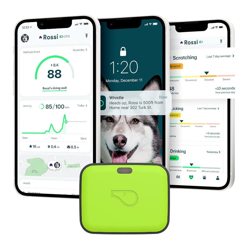 Pawtopix Pet GPS Tracker with Health Monitoring